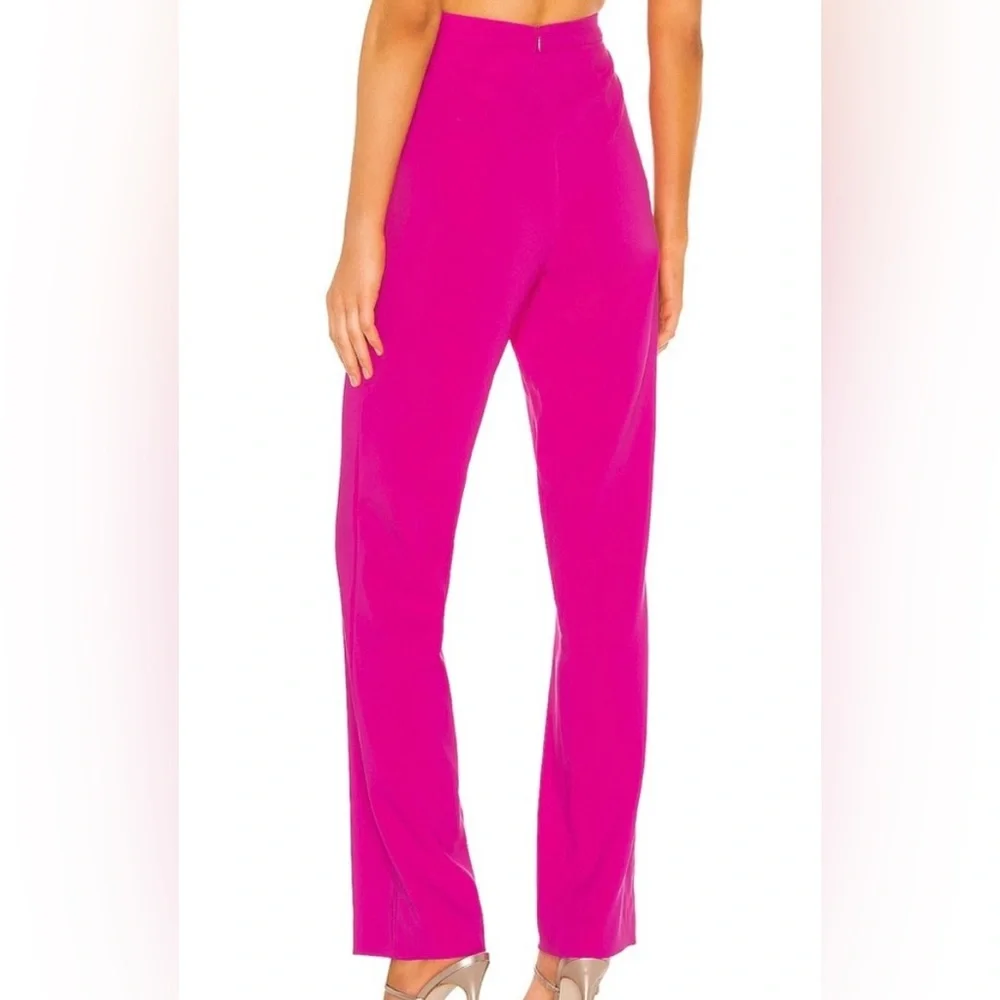 NBD Women's Topaz High Rise Pant in Magenta Pink Size Medium Retail $178 Revolve - Picture 3 of 9